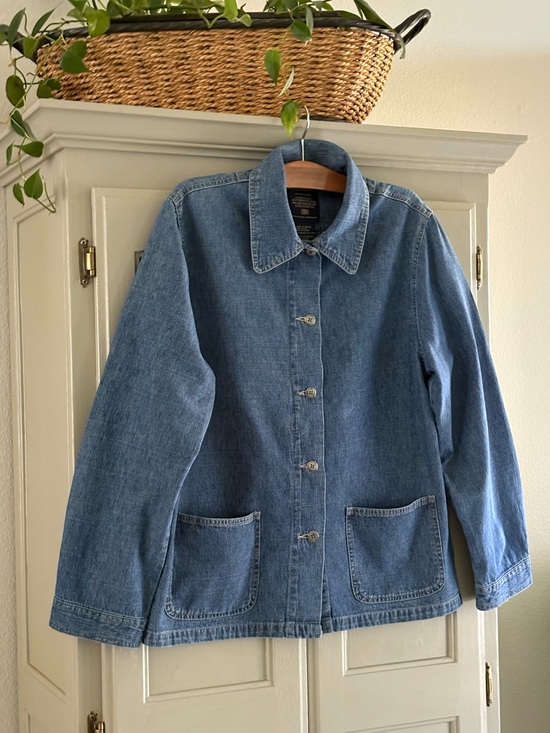 Faded Glory Jackets & Blazers - FADED GLORY Denim Chore / Utility Jacket | medium wash | 100% cotton | medium
